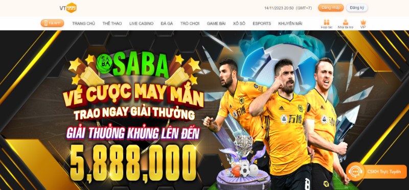 Ưu đãi Saba tặng cho hội viên vé cược may mắn