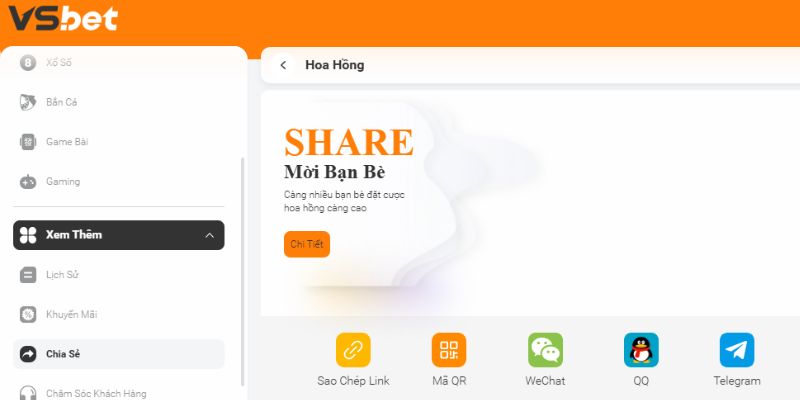 Chương trình đại lý hấp dẫn tại nhà cái VSBET